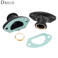 Dreld ท่อไอดีเลื่อยยนต์2ชุด,อะไหล่ท่อไอเสียพร้อมแหวนปะเก็นสำหรับ45cc/4500 52CC/5200 58cc/ 5800ชิ้นส่วนเลื่อยโซ่จีน