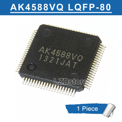 1ชิ้นชิปตัวแปลงสัญญาณเสียง LQFP-80 AK4588V0 AK4588VQ AK4588 LQFP 2/8ช่องพร้อม Dir IC ดั้งเดิมใหม่
