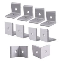 30 x 30 x 26mm 2 Hole 3030 Series Inside Corner Bracket for  Aluminum Extrusion Profile with Slot 8mm 10 Pieces Hand Tool Parts Accessories