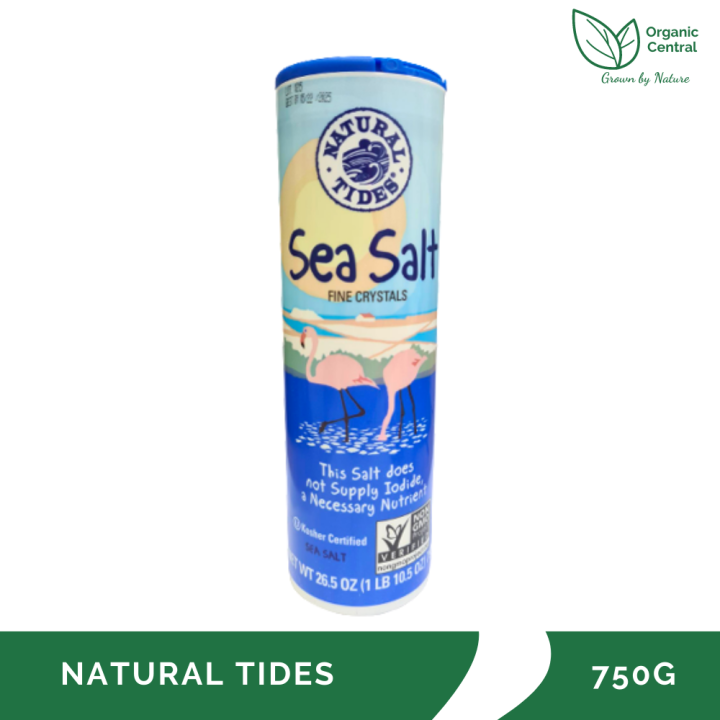 Natural Tides Mediterranean Sea Salt Fine 750g Lazada PH
