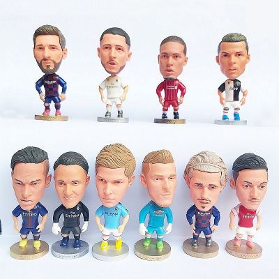6.5CM Football Stars Cute Action Figures Soccer Plastic PVC Club Player Toys for Boys Girls Souvenir Fans Birthday Gift