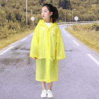 Practical Children Raincoat Portable Multifunctional Kids Hooded Rain Cape  Long Lasting Hooded Raincoat Outdoor Supply