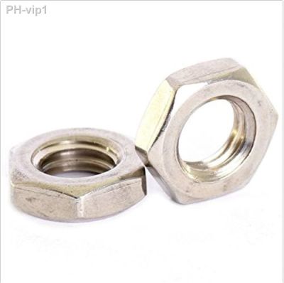 5pcs/lot M8X0.75 A2 STAINLESS Steel FINE PITCH HEXAGON HALF LOCK NUTS HEX THIN NUT