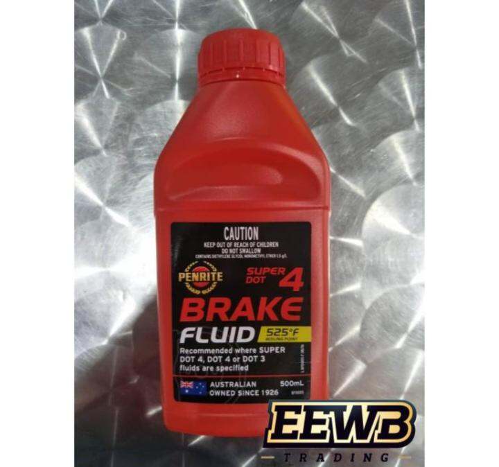 PENRITE SUPER DOT 4 525°F BOILING POINT BRAKE FLUIDS (500ML) Lazada