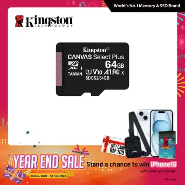 KINGSTON - Carte mémoire microSD Canvas Select Plus 256 Go