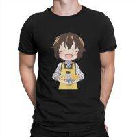 Camiseta de manga corta para hombre, camisa de Chibi Dazai impresionante, 100% algodón, Bungou Stray Dogs Wan, Anime, Tops de cuello redondo, Idea de regalo