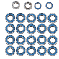 24Pcs Sealed Bearing Kit for Tamiya MF-01X MF01X RC Car Replacement Upgrade Parts Accessories