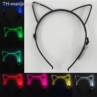 【hot】﹊❏✟  luminosa de orelhas gato faixa cabelo led brilhante colorida para aniversário e natal acessórios cosplay