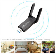 Bộ Chuyển Đổi Wifi Không Dây Bluetooth 1200Mbps Bộ Kết Nối Bộ Chuyển Đổi thumbnail