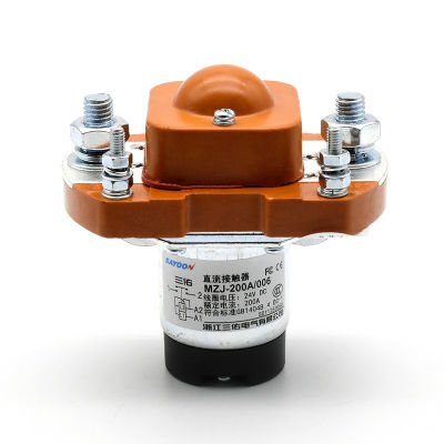 MZJ-200A ZJ200A SZJ200A DC24V 48V 12V DC Contactor For Electric Vehicle Forklift Battery Car Tractor Winch Motor 1NO Normal Open