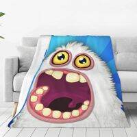 （Contact customer service for customizable blankets）My Singing Monster Game Amusement Park Warm Blanket Soft Flannel Throwing Blanket Bedroom Outdoor Sofa Autumn(Coral plush blankets in stock)