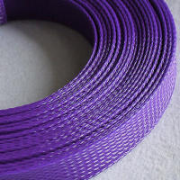 10มม.ความหนาแน่นสูงขยายถักเปีย PET Sleeving-สายลวด Sheath-ฉนวนลวดปลอกแขนป้องกัน-5เมตร