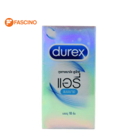 Durex Airy ถุงยางแบบบาง ดูเร็กซ์ แอรี่ บรรจุ 10 ชิ้น Condom Ultrathin 52 มม.