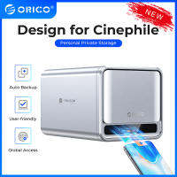 ORICO NAS ที่เชื่อมต่อเครือข่ายส่วนบุคคล2/5สำรองข้อมูลอัตโนมัติแอป WELINE ขนาด40TB เข้าถึงได้ทั่วโลก