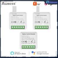 Oriobaoao Tuya สมาร์ทซิกบีโมดูลสวิตซ์  1/2/3/4แก๊งสวิตช์มินิสวิตช์เบรกเกอร์ Zigbee ไร้สายทำงานร่วมกับ Tuya Smart Life App Alexa