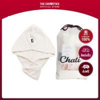 Chati Hair Turban 1 Layer - White    หมวกผ้าเช็ดผมหนา 1 ชั้น สีขาว