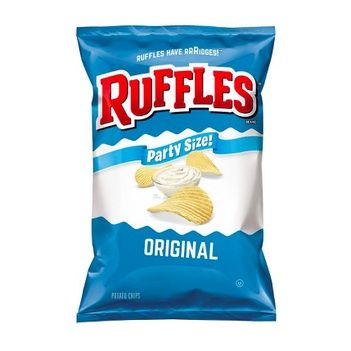 📌 Ruffles Original Potato Chips 184g รัฟเฟิลส์ มันฝรั่งแผ่นทอดกรอบ 184g (จำนวน 1 ชิ้น)