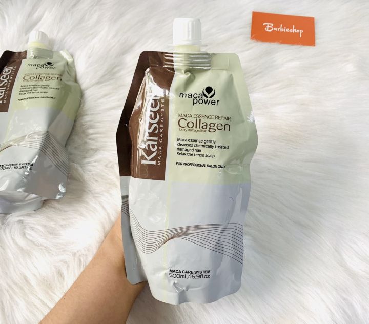 Kem ủ tóc collagen Dầu hấp sữa dưỡng phục hồi tóc Nashi Therapy chai