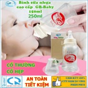 Free Ship Toàn Quốc 150ml 250ml 1 Bình sữa nhựa cao cấp CỔ HẸP không BPA -
