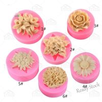 【Ready Stock】 ⊙❁☇ C14 Rose flower Silicone Fondant Cake Mold Cupcake Jelly Candy Chocolate Decoration Baking Moulds