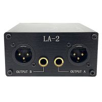 LA-2 Audio Signal Isolator 6.35 XLR Head Mixer Audio Current Acoustic Noise Filter Remover