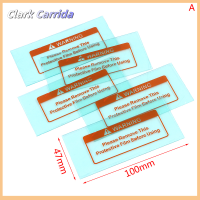 [Clark Carrida] ฝาครอบแผ่นพลาสติก5ชิ้น (PC) ของหน้ากากช่างเชื่อมมืดพลังงานแสงอาทิตย์อัตโนมัติ