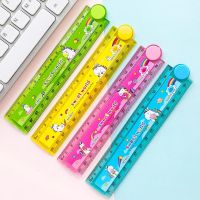 ❖ Ellen Brook 1 PCS Candy Color Word Kawaii Unicorn Stationery Cartoon Drawing Gift Office School Folded Straight Plastic Ruler