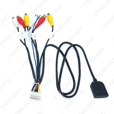 PDA Solution for Android Navigation 20 Pin 4G Card Slot Audio Video RCA Output Cable Adapter