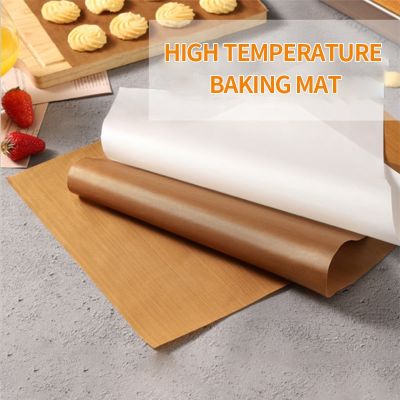 Baking Mat Fiberglass Cloth Baking Tools High Temperature Thick Oven Resistant Bake Oilcloth Pad Cooking Paper Mat