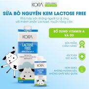 Sữa Bò Nguyên Kem Không Lactose KOITA Phù Hợp Cho Người Dị Ứng Lactose Hạn