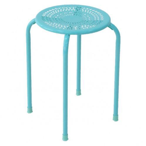 bari-เก้าอี้เหล็ก-ทรงกลม-สีฟ้า