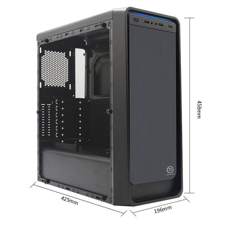 Tt Sailor S5 Watercooled Computer Desktop Office atx Game Chassis matx Chassis Power Kit
