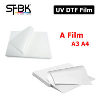 20 50 100PCS A3 A4 UV DTF film A for all UV printers after transfer metal glass wood plastic Acrylic silicone waterproof sticker