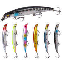 เหยื่อตกปลา Minnow 12.5ซม. 14G Popper เหยื่อปลอมแข็งระงับ Topwater Jigbait Wobblers หอก Perch ตกปลา