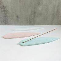 Plaster DIY Handmade Yoga Supplies Craft Molds Incense Holder Home Decor Leaf Sticks Base Silicone Mold