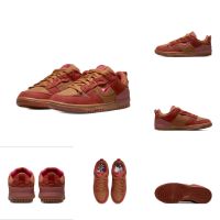 New Arrival 【Original】 NK* SB- Duk- Low Disrupt- 2 "Desert- Bronze-" Casual Sports Shoes Mens and Womens Skateboard Shoes สีน้ำตาลแดง