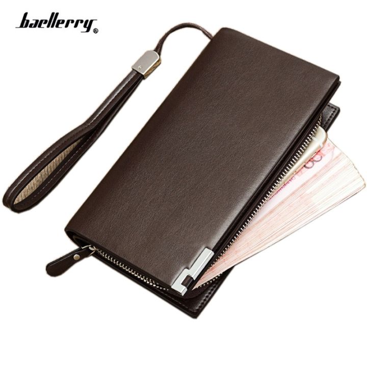 layor-wallet-beallerry-2022กระเป๋าสตางค์แบรนด์หรูสำหรับผู้ชาย-กระเป๋าใส่บัตรแบบยาวกระเป๋าคลัชกระเป๋าสตางค์ผู้ชายหนังมีกระเป๋าใส่เหรียญกระเป๋าโทรศัพท์