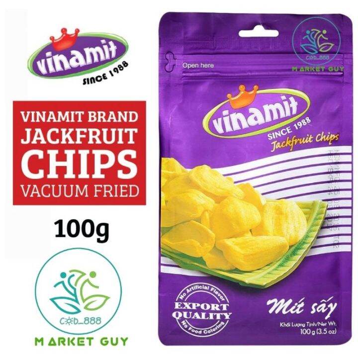 Vinamit Jackfruit Chips 100g and 210g Lazada PH