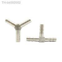 ☽ↂ 304 Stainless Steel 3 Way Pipe Fitting Tee Y Shaped Connector Coupler Adapter 4/6/8/10/12/13/14/15/16/19/20mm Hose Barb