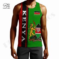 PLstar Cosmos 3DPrint Newest Kenya Uganda Morocco Africa Funny Harajuku Streetwear Tank Top Sleeveless Tees Fitness Unisex Style