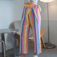 COTTON CANDY BOHO WRAP PANTS