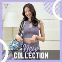 Zip Sportbra VWO2023/020 , Shorts VWO2023/008 Light Purple