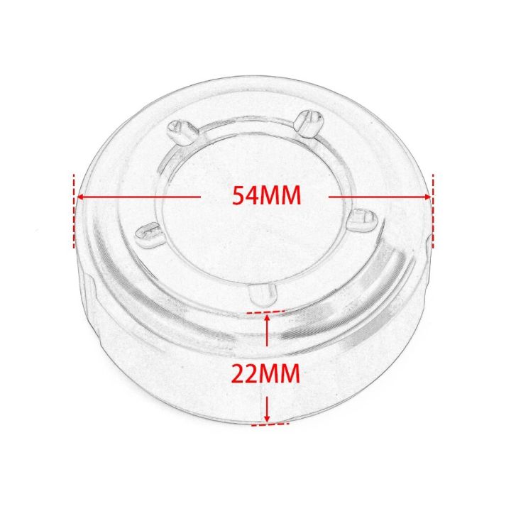 ถังน้ำมันสำหรับ-bmw-hp-r1250-r1250gs-gs-gsa-ผจญภัย-r1250gsa-2019-2020-2021เบรคท้ายจักรยานยนต์ฝากระปุกน้ำมันไฮดรอลิกหมวกยาม