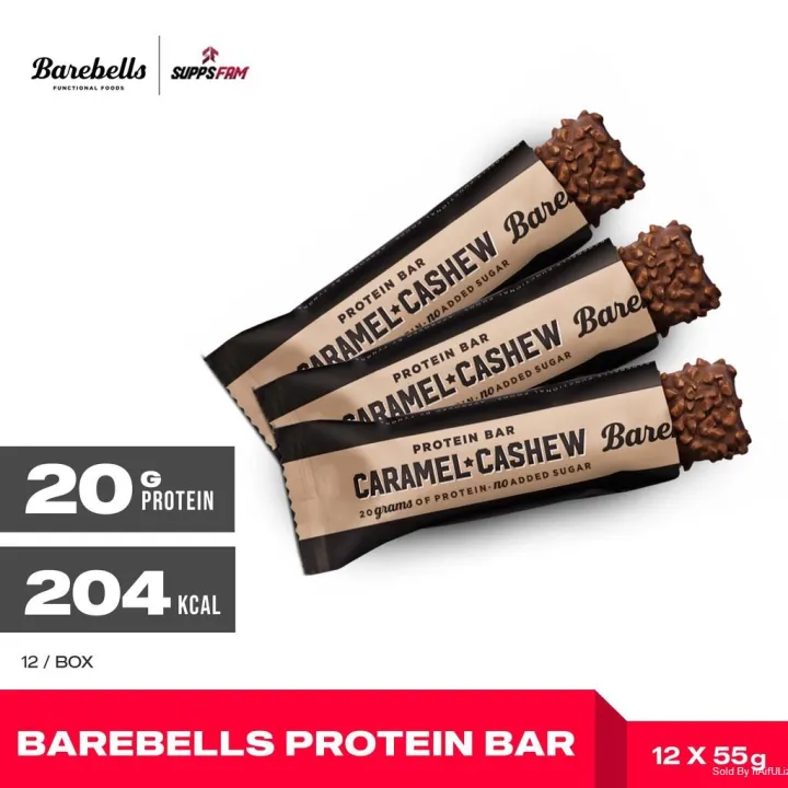 Barebells Protein Bar Caramel Cashew 55g Lazada PH