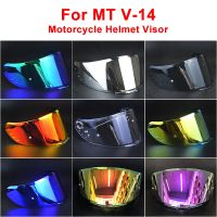 Motorcycle helmet Visor Anti-UV PC visor Lens v14 Model Clear Smoke Dark Replacement For MT V-14 Rapide Targo Blade 2