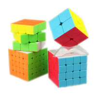 Qiyi XMD Speed Cube ชุด Magic Cube รวม2X2 3X3X3 4X4X4 5X5X5 Stickeless Cube สำหรับการฝึกอบรมสมองเด็กการศึกษาของเล่น