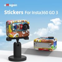 Insta360 Go3 Stickers Protective Film Scratch-Proof Decals Removable Color Skin Insta 360 Go 3 Camera Accessories