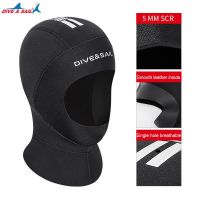 3mm/5mm Neoprene Swimming Cap Thick Warm Cold Protection Surfing Scuba Snorkeling Diving Cap with Shoulder Diving Equipment Swim Caps