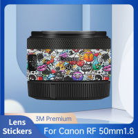 RF50mm1.8กล้องเลนส์ร่างกายสติ๊กเกอร์เสื้อห่อฟิล์มป้องกันรูปลอกผิวสำหรับ Canon RF 50มิลลิเมตร1.8มาโคร IS STM 50 F1.8 RF50MM RF50