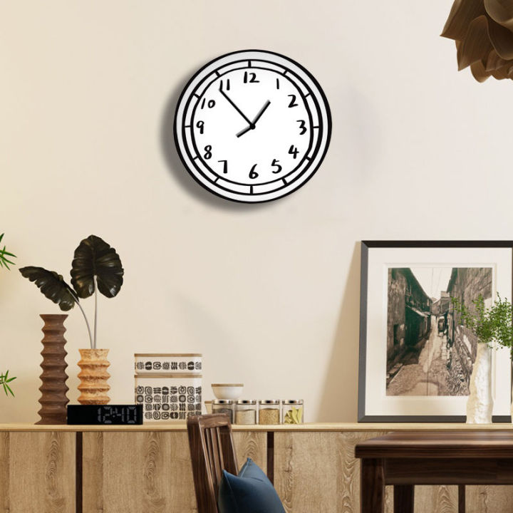 mzdd-ห้องนอน-ห้องนั่งเล่น-ที่ทำงาน-ห้องครัว-การ์ตูนอะนิเมะนาฬิกาแขวนผนังตกแต่งห้องศิลปะนาฬิกาติดผนังแบบเรียบสตูดิโอ